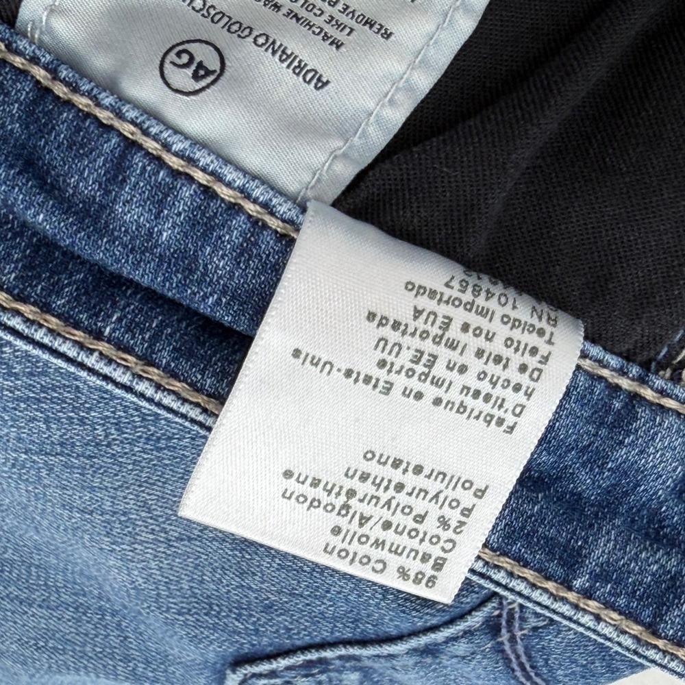 AG Adriano Goldschmied The Stevie Ankle Jeans Womens 30R Slim Straight Stretch - Picture 8 of 12